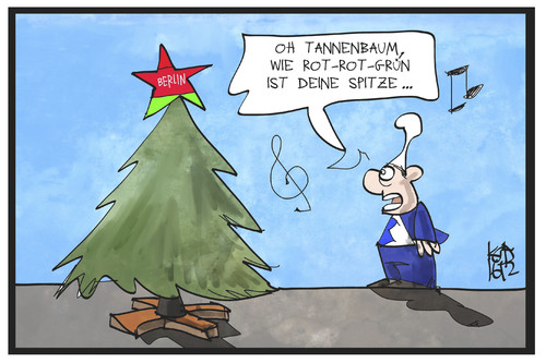 Cartoon: Rot-rot-grün (medium) by Kostas Koufogiorgos tagged karikatur,koufogiorgos,illustration,cartoon,tannenbaum,weihnachtsbaum,rot,grün,spd,gruene,linke,weihnachten,weihnachtslied,bund,berlin,stern,spitze,politik,koalition,karikatur,koufogiorgos,illustration,cartoon,tannenbaum,weihnachtsbaum,rot,grün,spd,gruene,linke,weihnachten,weihnachtslied,bund,berlin,stern,spitze,politik,koalition