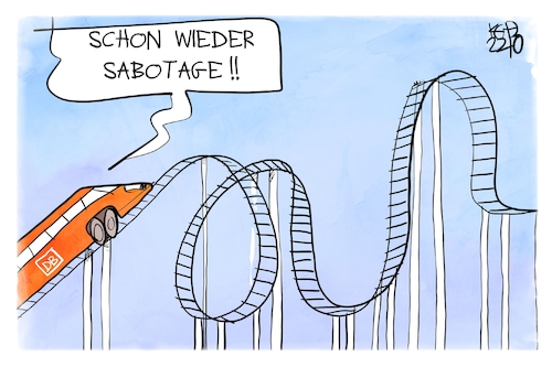 Sabotage bei der Bahn Sabotage bei der Bahn