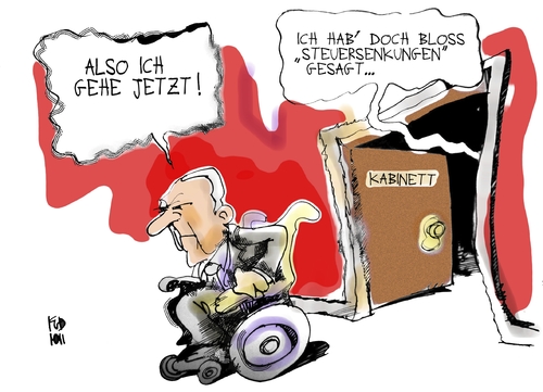 Schäuble geht Schäuble geht