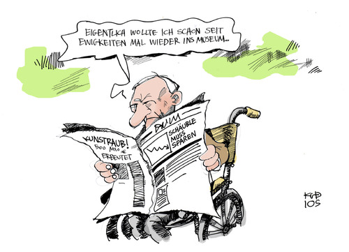 Schäuble muß sparen Schäuble muß sparen