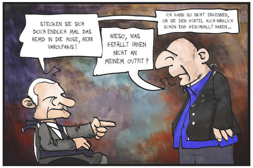 Schäuble und Varoufakis Schäuble und Varoufakis