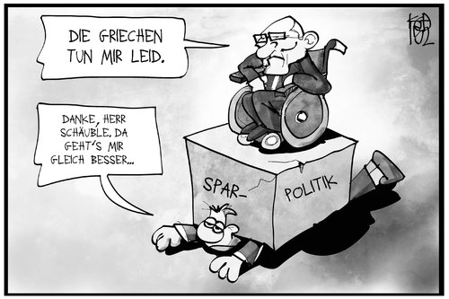 Schäubles Mitleid Schäubles Mitleid