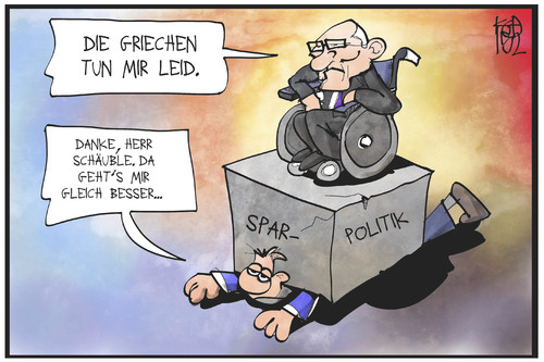 Schäubles Mitleid Schäubles Mitleid