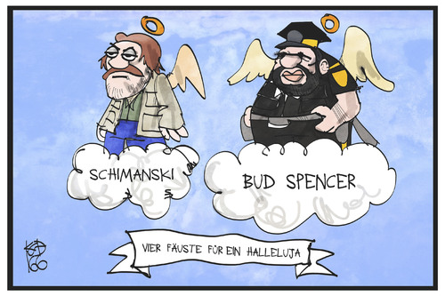 Schimanski und Bud Spencer Schimanski und Bud Spencer