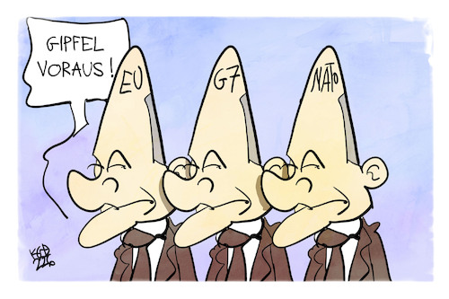 Scholz auf den Gipfeln Scholz auf den Gipfeln