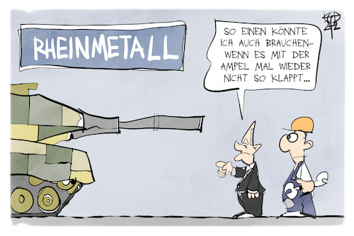Scholz besucht Rheinmetall Scholz besucht Rheinmetall