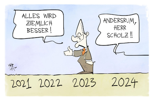 Scholz ist Optimist