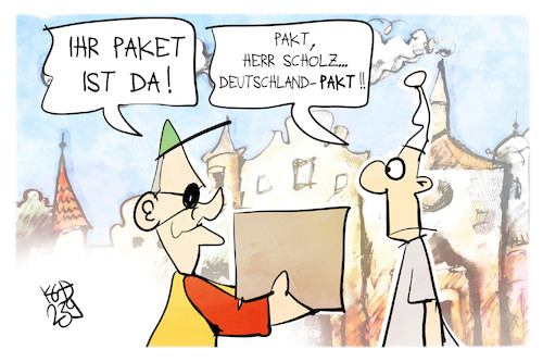 Scholz liefert Scholz liefert