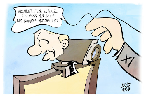 Scholz spricht Online mit Xi Scholz spricht Online mit Xi