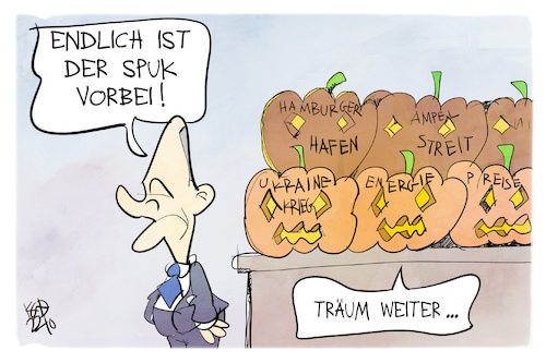 Scholz träumt Scholz träumt