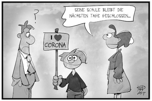 Cartoon: Schulschließungen (medium) by Kostas Koufogiorgos tagged karikatur,koufogiorgos,illustration,cartoon,corona,schule,kita,bildung,schulausfall,kind,eltern,pandemie,epidemie,karikatur,koufogiorgos,illustration,cartoon,corona,schule,kita,bildung,schulausfall,kind,eltern,pandemie,epidemie