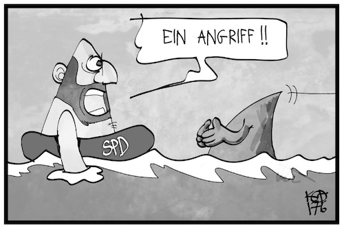 Cartoon: Schulz und Merkel (medium) by Kostas Koufogiorgos tagged karikatur,koufogiorgos,illustration,cartoon,schulz,merkel,hai,angriff,cdu,spd,wasser,meer,mallorca,wahlkampf,politik,bundeskanzlerin,kanzlerkandidat,karikatur,koufogiorgos,illustration,cartoon,schulz,merkel,hai,angriff,cdu,spd,wasser,meer,mallorca,wahlkampf,politik,bundeskanzlerin,kanzlerkandidat