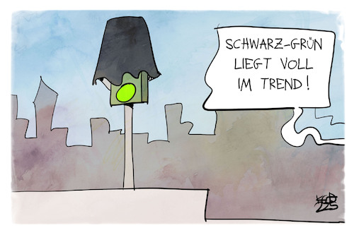 Schwarz-grün trendet Schwarz-grün trendet