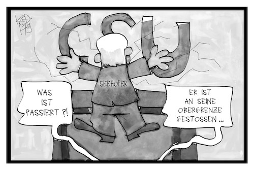 Seehofer an der Obergrenze Seehofer an der Obergrenze