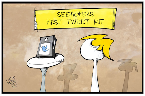 Seehofer twittert Seehofer twittert