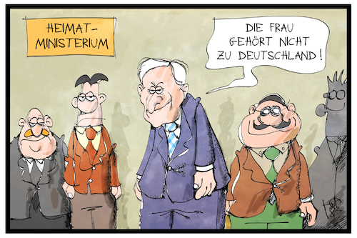 Cartoon: Seehofers Mannschaft (medium) by Kostas Koufogiorgos tagged karikatur,koufogiorgos,illustration,cartoon,seehofer,mannschaft,frau,gleichberechtigung,heimatmisterium,innenministerium,team,csu,karikatur,koufogiorgos,illustration,cartoon,seehofer,mannschaft,frau,gleichberechtigung,heimatmisterium,innenministerium,team,csu