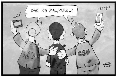 Selfie mit Kurz Selfie mit Kurz