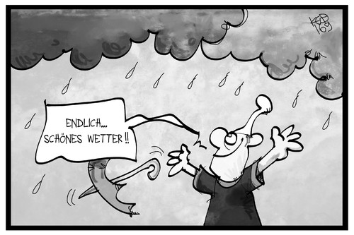 Cartoon: Septemberwetter (medium) by Kostas Koufogiorgos tagged karikatur,koufogiorgos,illustration,cartoon,wetter,hitze,regen,michel,hitzewelle,sommer,herbst,karikatur,koufogiorgos,illustration,cartoon,wetter,hitze,regen,michel,hitzewelle,sommer,herbst