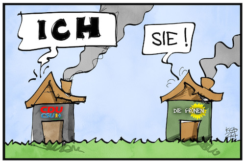 Cartoon: SIE statt ICH (medium) by Kostas Koufogiorgos tagged karikatur,koufogiorgos,illustration,cartoon,baerbock,kanzlerkandidatin,kfrage,cdu,csu,gruene,nominierung,ego,soeder,laschet,partei,karikatur,koufogiorgos,illustration,cartoon,baerbock,kanzlerkandidatin,kfrage,cdu,csu,gruene,nominierung,ego,soeder,laschet,partei