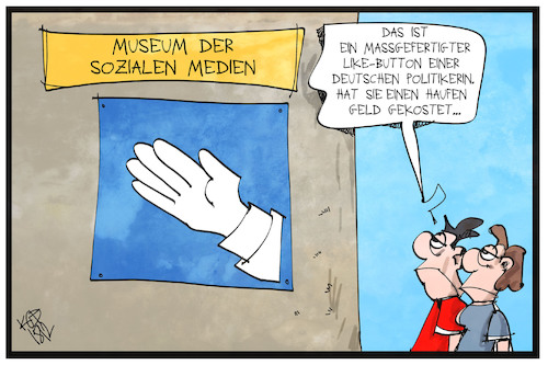 Cartoon: Social-Media-Wahlkampf (medium) by Kostas Koufogiorgos tagged karikatur,koufogiorgos,illustration,cartoon,afd,spende,geld,weidel,partei,wahlkampf,like,hand,zustimmung,politik,social,media,karikatur,koufogiorgos,illustration,cartoon,afd,spende,geld,weidel,partei,wahlkampf,like,hand,zustimmung,politik,social,media