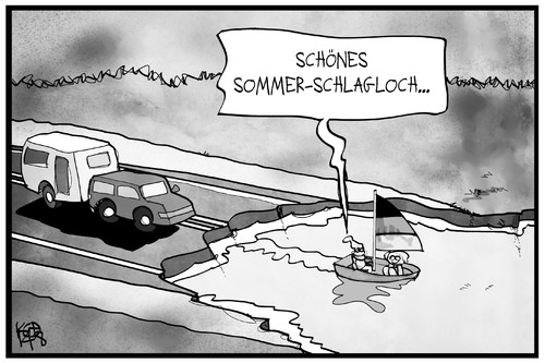 Sommer-Schlagloch Sommer-Schlagloch