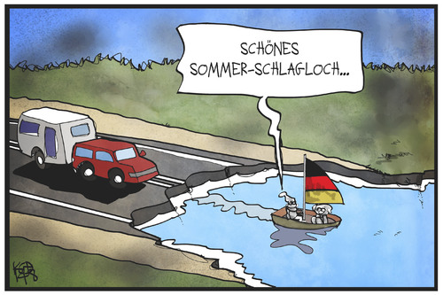 Sommer-Schlagloch Sommer-Schlagloch