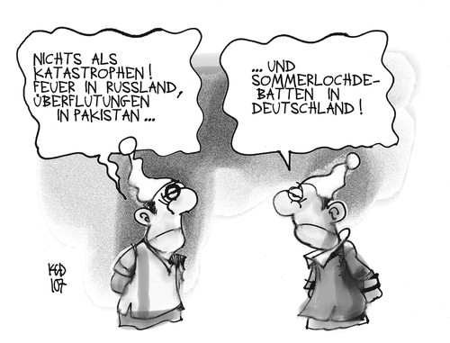 Sommerlochdebatten Sommerlochdebatten