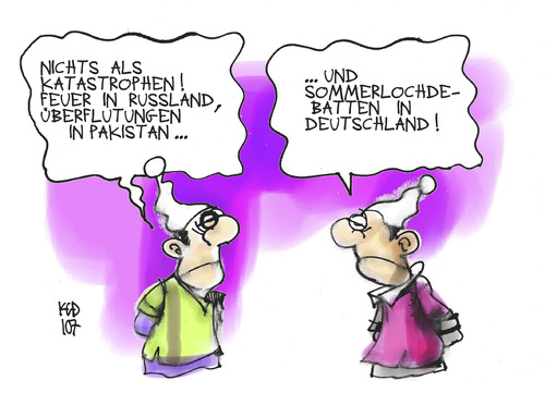 Sommerlochdebatten Sommerlochdebatten