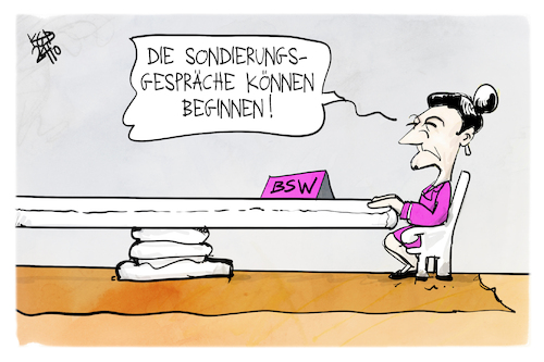 Sondierungen mit Wagenknecht Sondierungen mit Wagenknecht