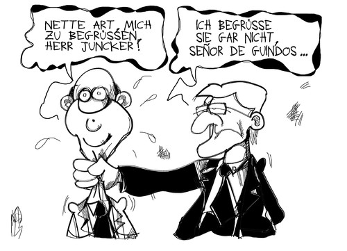 Junckers und De Guindos