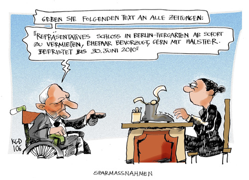 Sparmaßnahmen Sparmaßnahmen