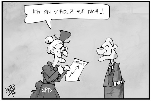 Cartoon: SPD (medium) by Kostas Koufogiorgos tagged karikatur,koufogiorgos,illustration,cartoon,spd,scholz,tante,sozialdemokraten,umfrage,karikatur,koufogiorgos,illustration,cartoon,spd,scholz,tante,sozialdemokraten,umfrage