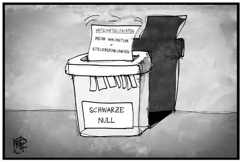 Steuersenkungen oder schwarze N Steuersenkungen oder schwarze N