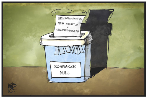 Steuersenkungen oder schwarze N Steuersenkungen oder schwarze N