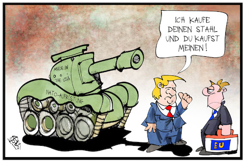Strafzölle und Aufrüstung Strafzölle und Aufrüstung