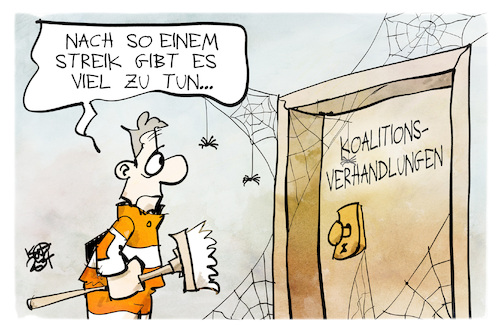 Streikende Streikende