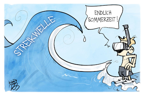 Streikwelle und Sommerzeit Streikwelle und Sommerzeit
