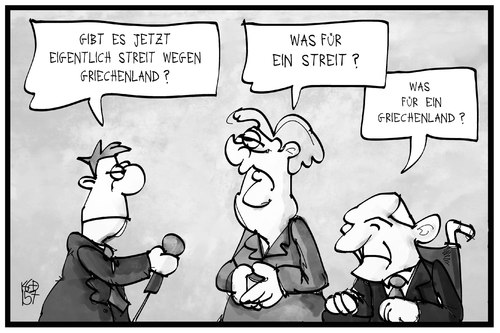 Streit wegen Griechenland Streit wegen Griechenland