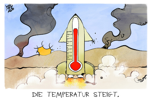 Cartoon: Temperaturanstieg (medium) by Kostas Koufogiorgos tagged karikatur,koufogiorgos,thermometer,rakete,waffe,israel,iran,usa,krieg,konflikt,karikatur,koufogiorgos,thermometer,rakete,waffe,israel,iran,usa,krieg,konflikt