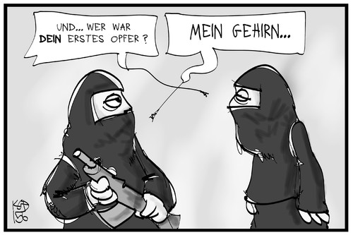 Cartoon: Terrorismus (medium) by Kostas Koufogiorgos tagged karikatur,koufogiorgos,illustration,cartoon,terrorismus,terroristen,gehirn,anschlag,gewalt,fanatismus,radikalismus,politik,karikatur,koufogiorgos,illustration,cartoon,terrorismus,terroristen,gehirn,anschlag,gewalt,fanatismus,radikalismus,politik