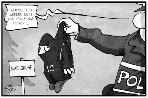 Cartoon: Terrorismus (medium) by Kostas Koufogiorgos tagged karikatur,koufogiorgos,illustration,cartoon,terrorismus,is,terrorist,polizei,polizist,festnahme,geschenk,packen,festnehmen,verhaftung,karikatur,koufogiorgos,illustration,cartoon,terrorismus,is,terrorist,polizei,polizist,festnahme,geschenk,packen,festnehmen,verhaftung