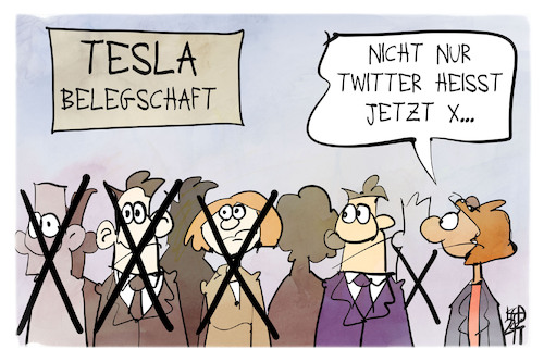 Tesla streicht Arbeitsplätze Tesla streicht Arbeitsplätze