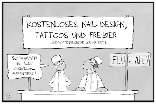 Tests für Einreisende Tests für Einreisende