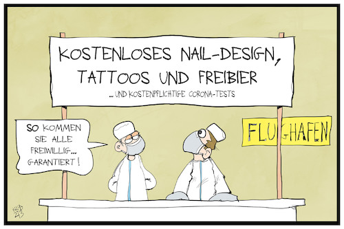 Tests für Einreisende