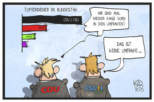 Cartoon: Topverdiener im Bundestag (medium) by Kostas Koufogiorgos tagged karikatur,koufogiorgos,illustration,cartoon,nebeneinkünfte,topverdiener,bundestag,gehalt,cdu,csu,parlament,mdb,umfrage,politik,demokratie,geld,transparenz,offenlegung,karikatur,koufogiorgos,illustration,cartoon,nebeneinkünfte,topverdiener,bundestag,gehalt,cdu,csu,parlament,mdb,umfrage,politik,demokratie,geld,transparenz,offenlegung