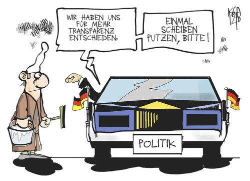 Transparente Politik