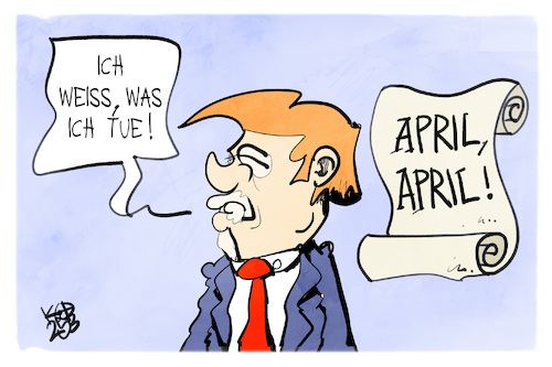 Trump am 1. April Trump am 1. April