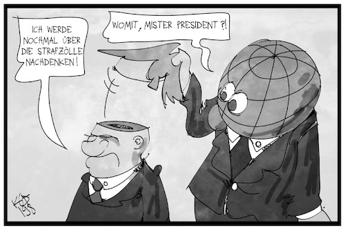 Trump denkt nach Trump denkt nach