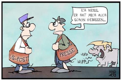 Trump droht Trump droht