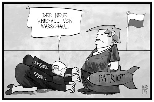 Trump in Polen Trump in Polen